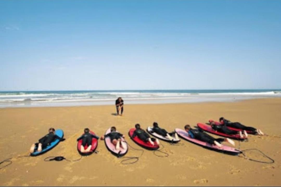 L'Ocean&Dunes Vue A 180° En Bord De Plage Lacanau Bagian luar foto